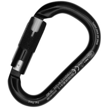 KONG HMS Napik RISE Lock™ Siyah Otomatik Kilitli HMS Karabina