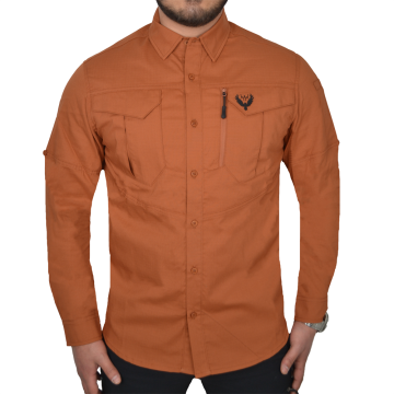 Bushlove Mudeır Ribstop Tactical Taktik Gömlek Orange