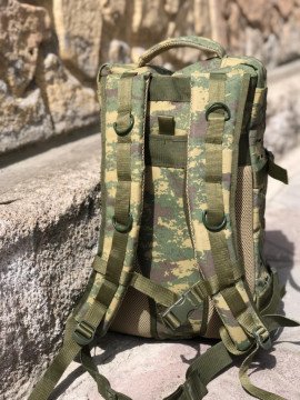 BushCraft Combat Lazercut Kamuflaj Taktik Çanta 50LT