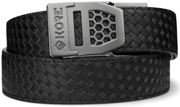 KORE 1.5'' Deri X Hasır Desen Taktik Kemer