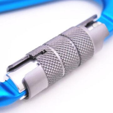 KONG HMS Napik Twist Lock Siyah Otomatik Kilitli HMS Karabina