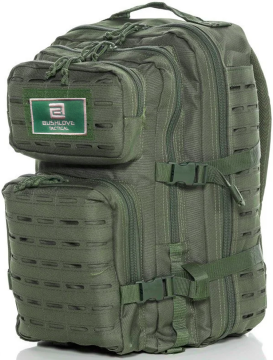 Bushlove Lazer Cut 50 Lt Tactical MolleSystem Taktik ve Outdoor Haki Çanta Large