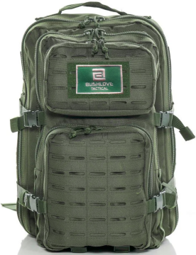 Bushlove Lazer Cut 50 Lt Tactical MolleSystem Taktik ve Outdoor Haki Çanta Large