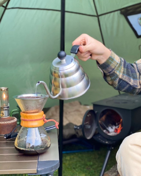 Campout Filtre Kahve Cam Set 400 ML