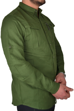 Bushlove Mudeır Ribstop Tactical Taktik Gömlek Green