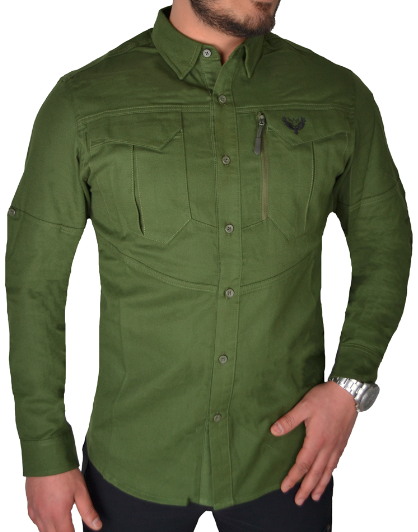 Bushlove Mudeır Ribstop Tactical Taktik Gömlek Green