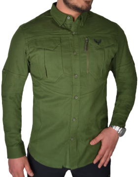 Bushlove Mudeır Ribstop Tactical Taktik Gömlek Green