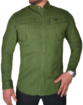 Bushlove Mudeır Ribstop Tactical Taktik Gömlek Green