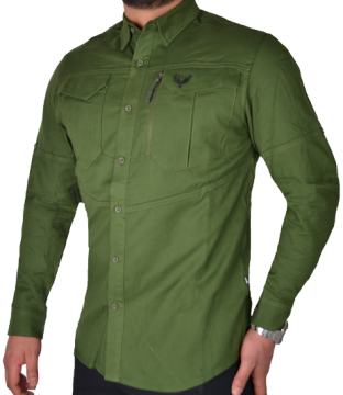 Bushlove Mudeır Ribstop Tactical Taktik Gömlek Green