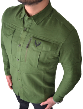 Bushlove Mudeır Ribstop Tactical Taktik Gömlek Green