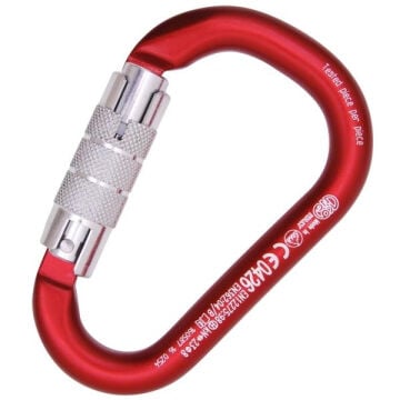 KONG HMS Napik Twist Lock Kırmızı  Otomatik Kilitli HMS Karabina