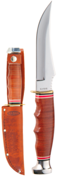 KABAR TAKTİK SKINNER DERİ KABZA AV BIÇAĞI