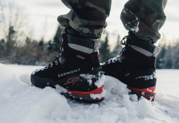 Garmont Italy Pinnacle Goretex Vibram Taban Full Çarşaklı Bot Yarı Otomatik Krampon Uyumlu Black