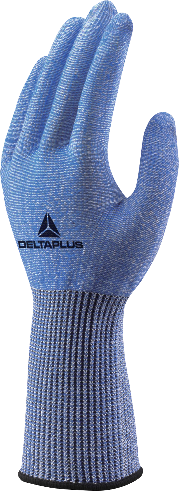 Delta Plus VENICUTD00 Mavi-Beyaz Kaplamasız D Seviyesi Kesilmeye Dayanıklı Örgü İş Eldiveni EN 388