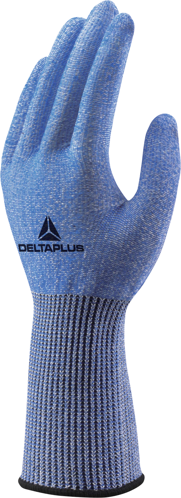 Delta Plus VENICUTD00 Mavi-Beyaz Kaplamasız D Seviyesi Kesilmeye Dayanıklı Örgü İş Eldiveni EN 388