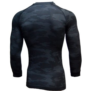 ThermoExtreme Pro Admrl Perfomans Uzun Kollu Kamuflaj Yarım Zip Termal İçlik