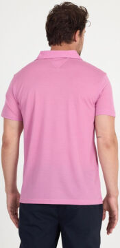Woolona %100 Merinos Yünü Erkek Polo Üst Pembe