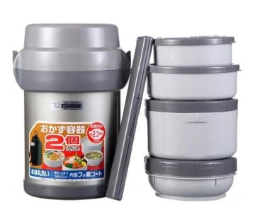 Zojirushi SL-JAF14-SA Vakumlu Yemek Termosu Kabı 1.23L Gümüş