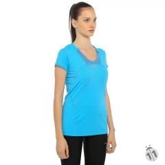 Gore-Tex Bayan Azure Blue ProDryFit Outdoor, Koşu, Fitness Tişört