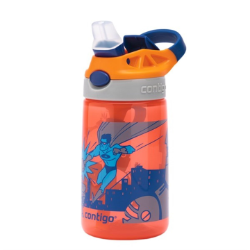 Contigo Gizmo Flip Süper Kahraman Çocuk Suluğu 420ML Turuncu