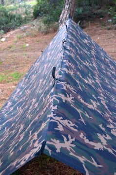 Bushlove Bushcraft Tarp Tente 3m*3m Kamuflaj Camo Gölgelik