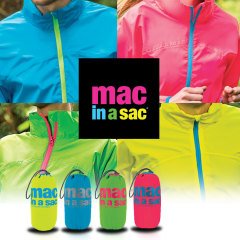 Mac in a Sac Unisex 7000 Breathable Yağmurluk Açık Mavi
