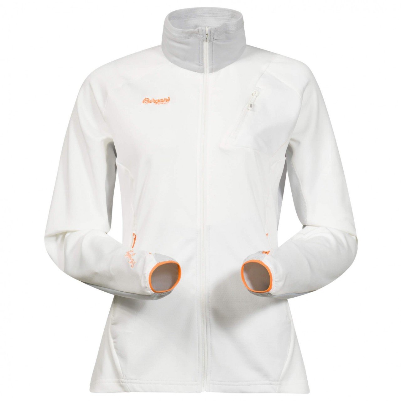 Bergans Galdebergtind Full Zip Erkek Yünlü Ceket White