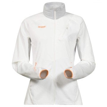 Bergans Galdebergtind Full Zip Erkek Yünlü Ceket White