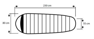 Trimm Festa -6'C Cibinlikli Ultralight Uyku Tulumu - 195R, Kırmızı