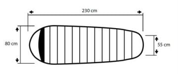 Trimm Festa -6'C Cibinlikli Ultralight Uyku Tulumu - 195R, Kırmızı