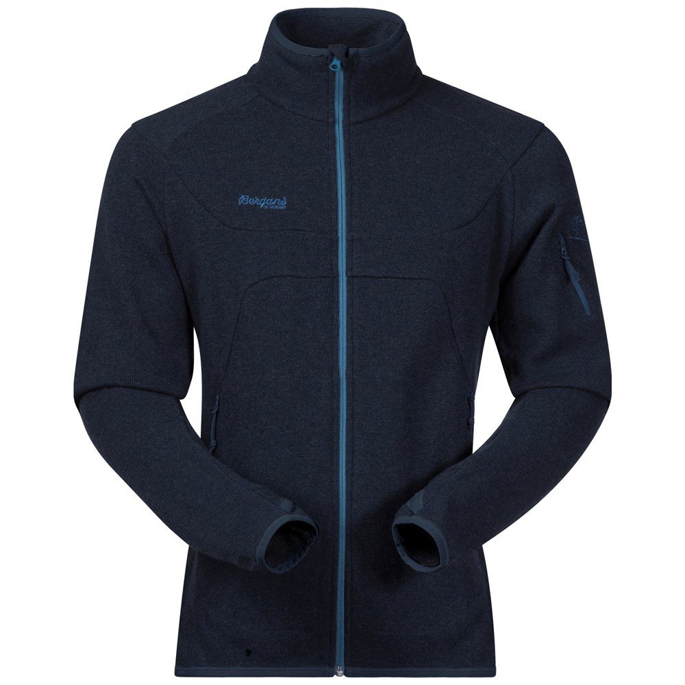 Bergans Reinfann Full Zip Erkek Yünlü Ceket Navy
