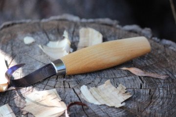 Morakniv Woodcarving 164S Kaşık Oyma Bıçağı Sağ El 13385