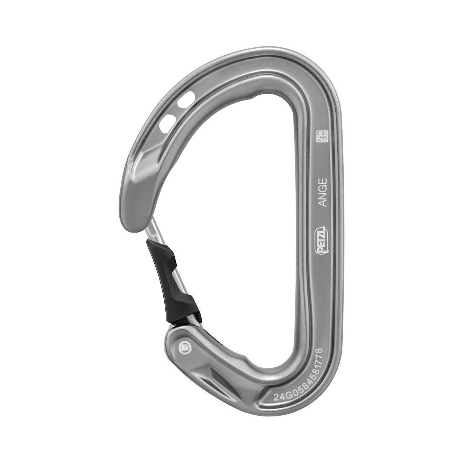 Petzl ANGE S 28 Gr MonoFil Ultra Hafif Tırmanış Karabinası GRİ