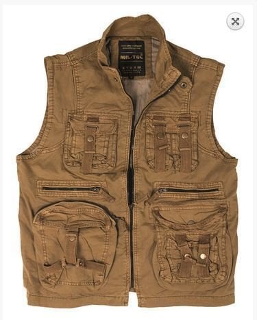 Sturm Miltec Survival Çok Cepli Kahve Yelek