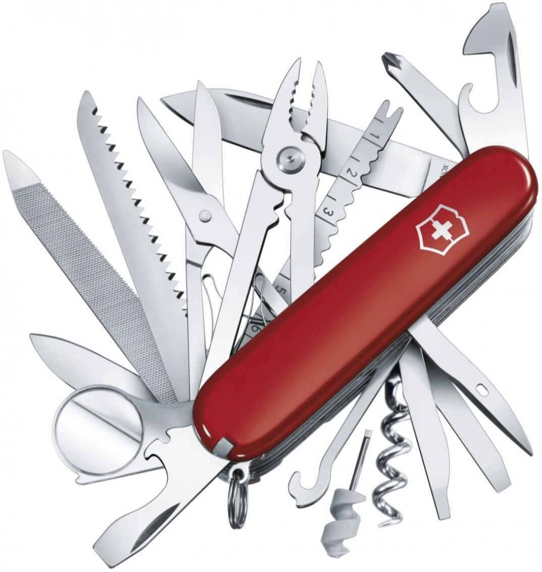 Victorinox 1.6795.LB1 SwissChamp (33) Deri Kılıflı Çakı (Blisterli)