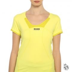 Gore-Tex Bayan Yellow ProDryFit Outdoor, Koşu, Fitness Tişört
