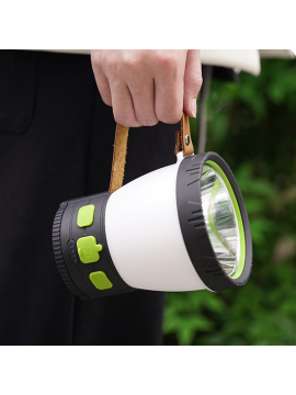 Y-L01 1500 Lümen - Solar(Güneş) ve USB Sarj Edilebilir - 7200MAH + Power Bank Taşınabilir Kamp Lambası