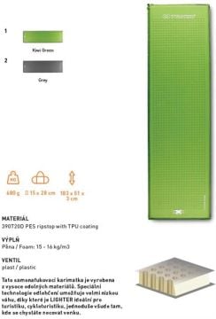 Trimm Lighter Şişme Mat - Yeşil
