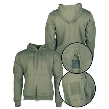 Sturm Tactical Hoodie Yeşil Polar