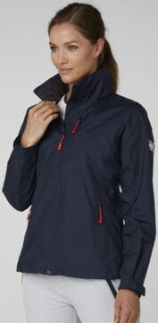 Helly Hansen W Crew Hooded Midlayer Jacket Kadın Ceket Navy Lacivert