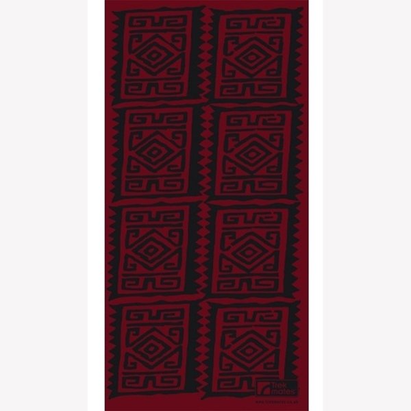 Trekmates Choob Polar Aztec With Headercard Deep Red Chp-03Hc-Dr-Na