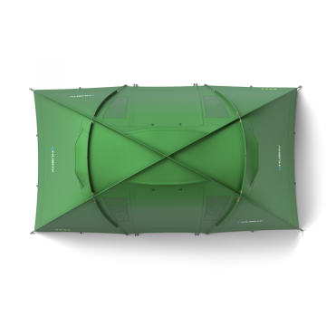 Husky Brime Dural Yeşil 4-6 Kişilik Aile Çadır Çift Odalı