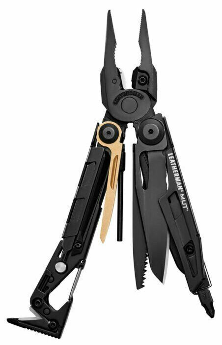 Leatherman Mut Black Yeni Seri Multitool – Siyah Molle + Uzatıcı Dahil
