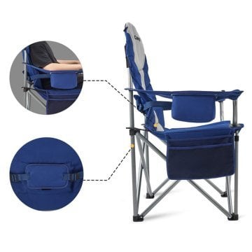 Kingcamp Deluxe Sandalye (Mavi/Gri)