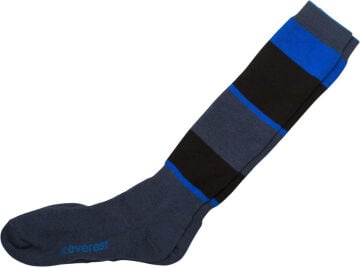 Everest U Winter Sock Extreme Termal Çorap Uzun Konçlu Mavi-Gri - 1005