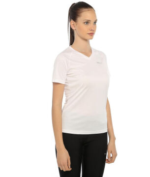 Take Off DryFit Beyaz Profesyonel Bayan Sporcu Tişört
