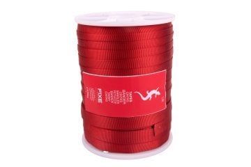 Roca Fixe Flat Tape 25,0 mm. Perlon Bant 100 m. Red