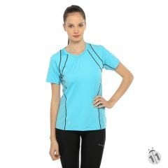 Take Off DryFit Açık Mavi Profesyonel Bayan Sporcu Tişört