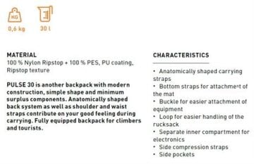 Trimm Pulse Sırt Çantası - 30 Litre, Lagün Mavisi