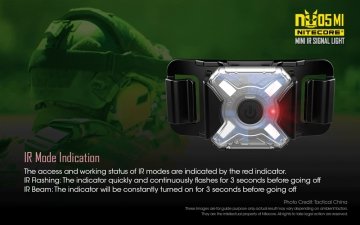 NITECORE NU05 MI IR İnfrared USB Sinyal Çanta, Göğüs ve Kafa Mini Fener